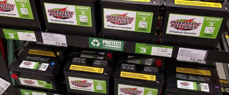Costco Interstate car batteries