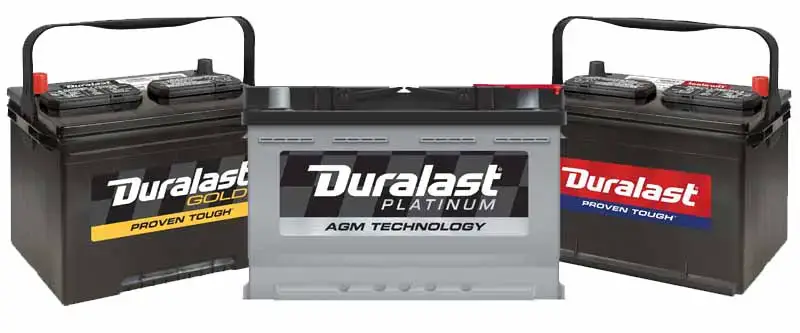 Duralast car batteries